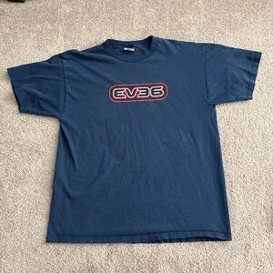 Vintage 90s Eve 6 T-Shirt XL Optima Heavy Blue Spell Out Logo Band Tee 24x29